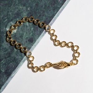 MLE Gentlewoman’s Agreement necklace in gold